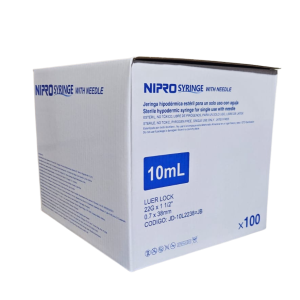 CAJA DE JERINGAS DE 10ML NIPRO