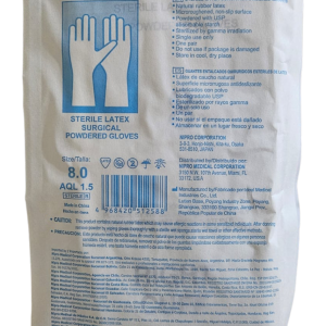 GUANTE QUIRURGICO NIPRO TALLA #8.0 - PAR
