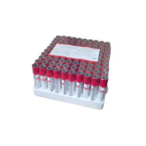 TUBO TIPO VACUTAINER - TAPON ROJO