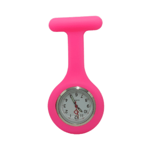 RELOJ LISO DE COLOR ROSADO FLUORESCENTE