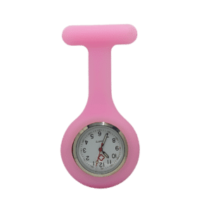 RELOJ LISO DE COLOR ROSADO CLARO