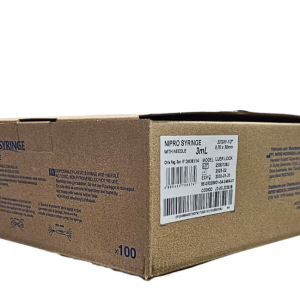 CAJA DE JERINGAS DE 3ML NIPRO