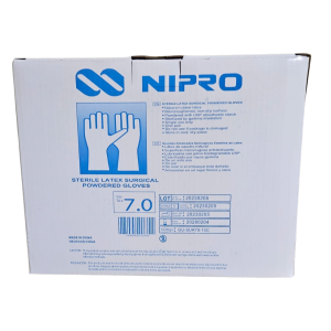 CAJA DE GUANTE QUIRURGICO NIPRO TALLA #7.0