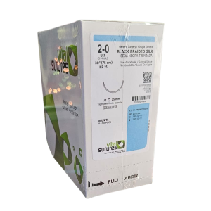 CAJA DE HILOS DE SUTURA SEDA 2.0