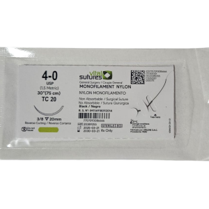 HILO DE SUTURA NYLON 4.0