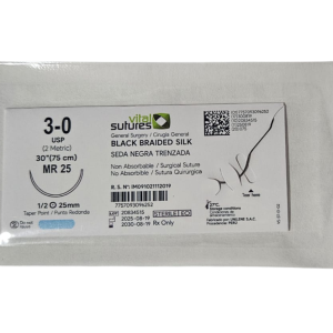HILO DE SUTURA SEDA 3.0