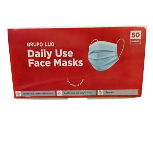 CAJA DE MASCARILLA CELESTE QUIRURGICA