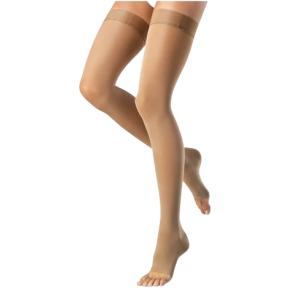 MEDIA LIGERAS HASTA EL MUSLO COLOR BEIGE- TALLA XL